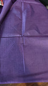 Purple Woven Semi Silk Saree - 3 - NU87