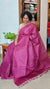 Dark Pink Woven Semi Silk Saree - 3 - NU87