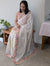 P328 - Cream kota cutwork saree