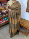 Mehandi Green Zari Checked Semi Silk Saree - BPR3