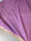 Violet Zari Checked Semi Silk Saree - BPR3